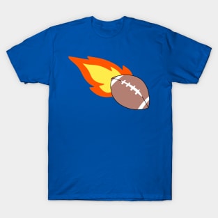 Flaming Football T-Shirt